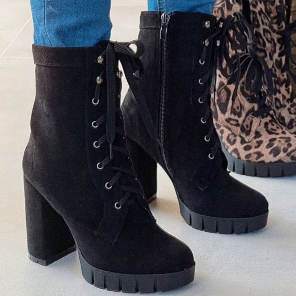 Just In 🖤 Black Faux Suede boots