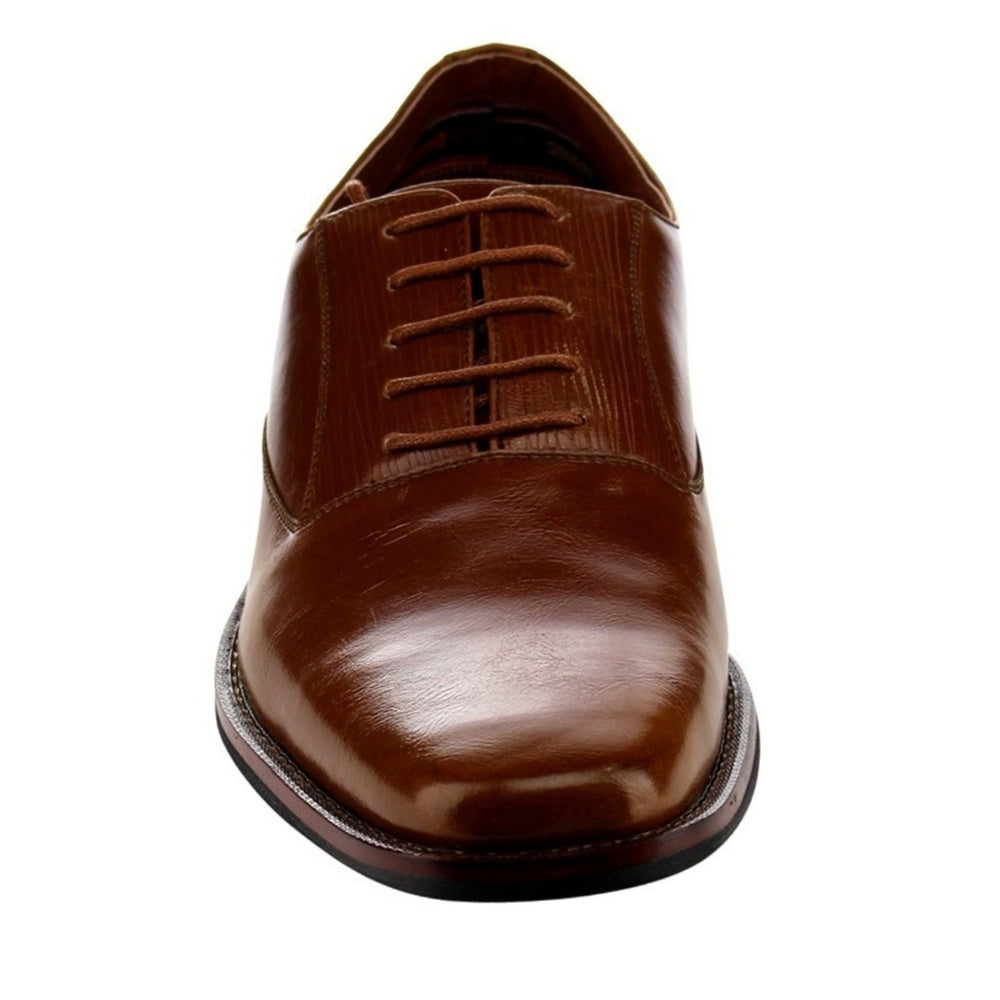 🚨Men's Casual Lace Up Dress Oxfords Color:BROWN