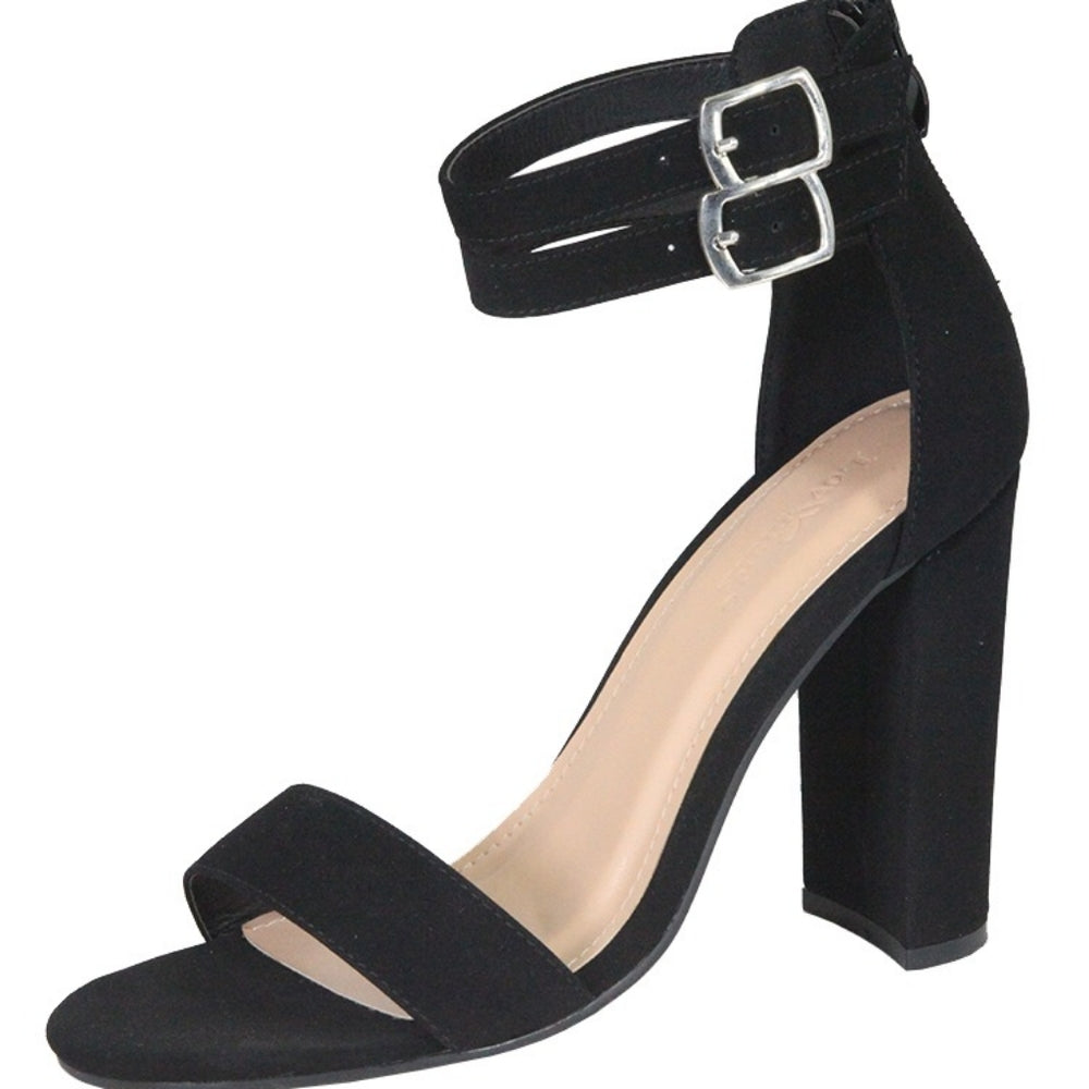 Just in Black Heel