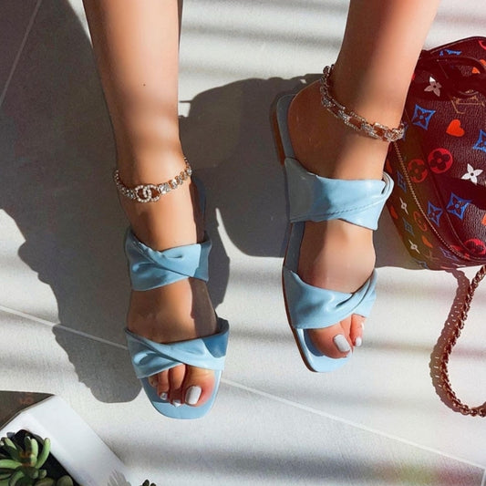 Just In Paris Blue sandals