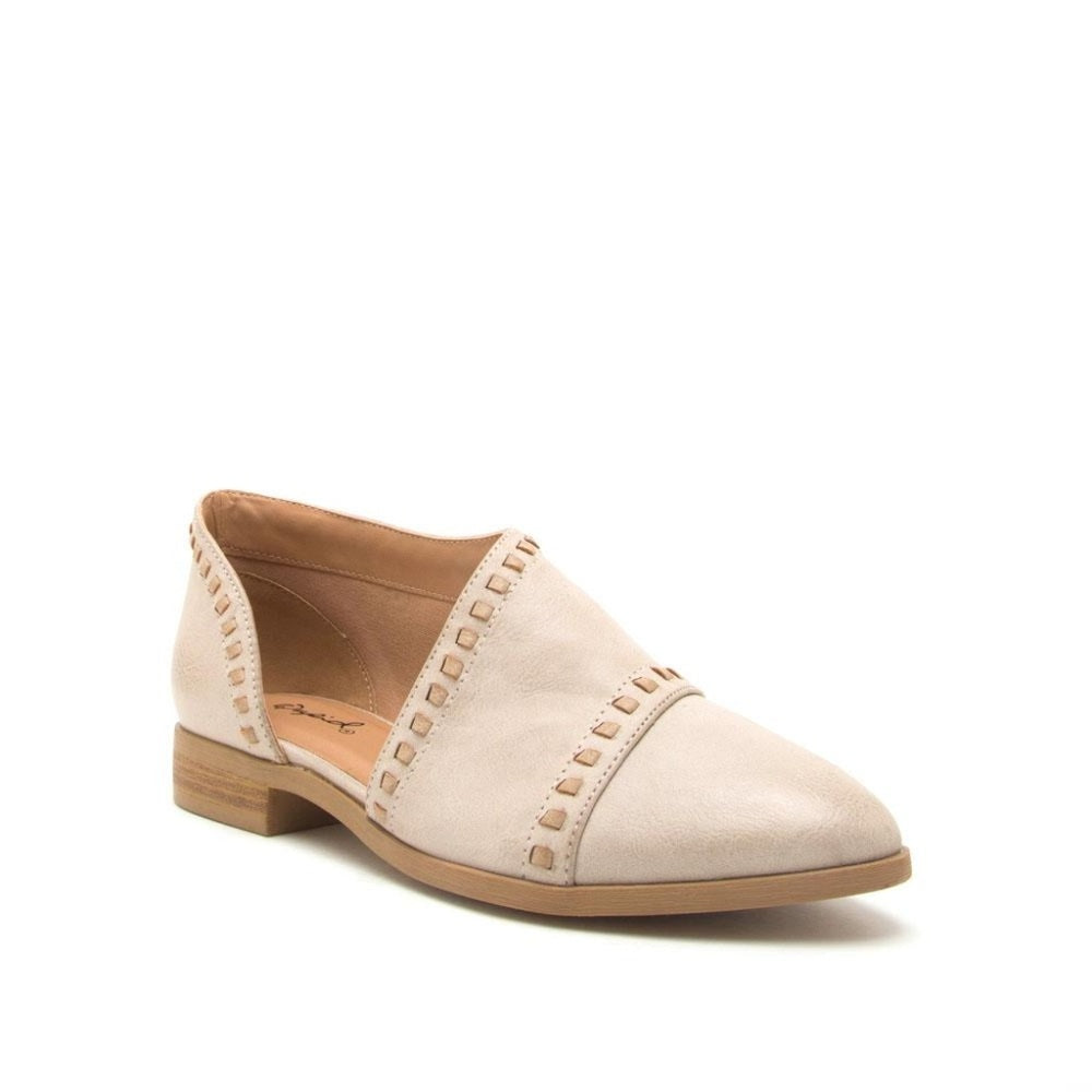 Arrived tone Open Shank Ballerina Mules