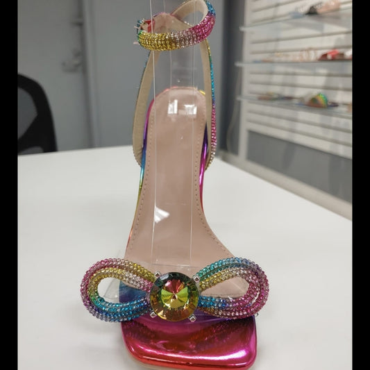 Just In 🦋ballnight clear Heel💗 Multicolored