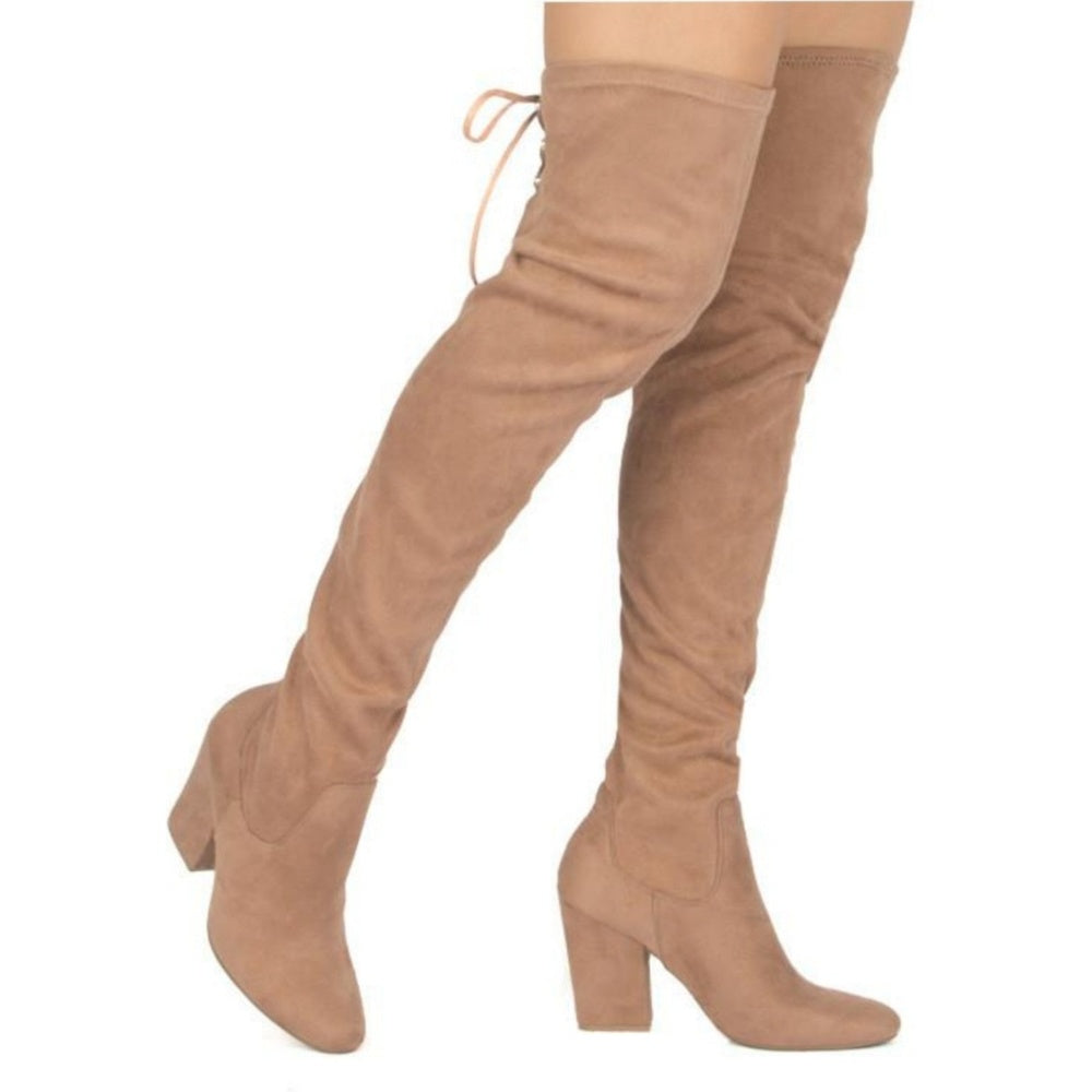 ❤6.5 & 10❤taupe Over The Knee Boot