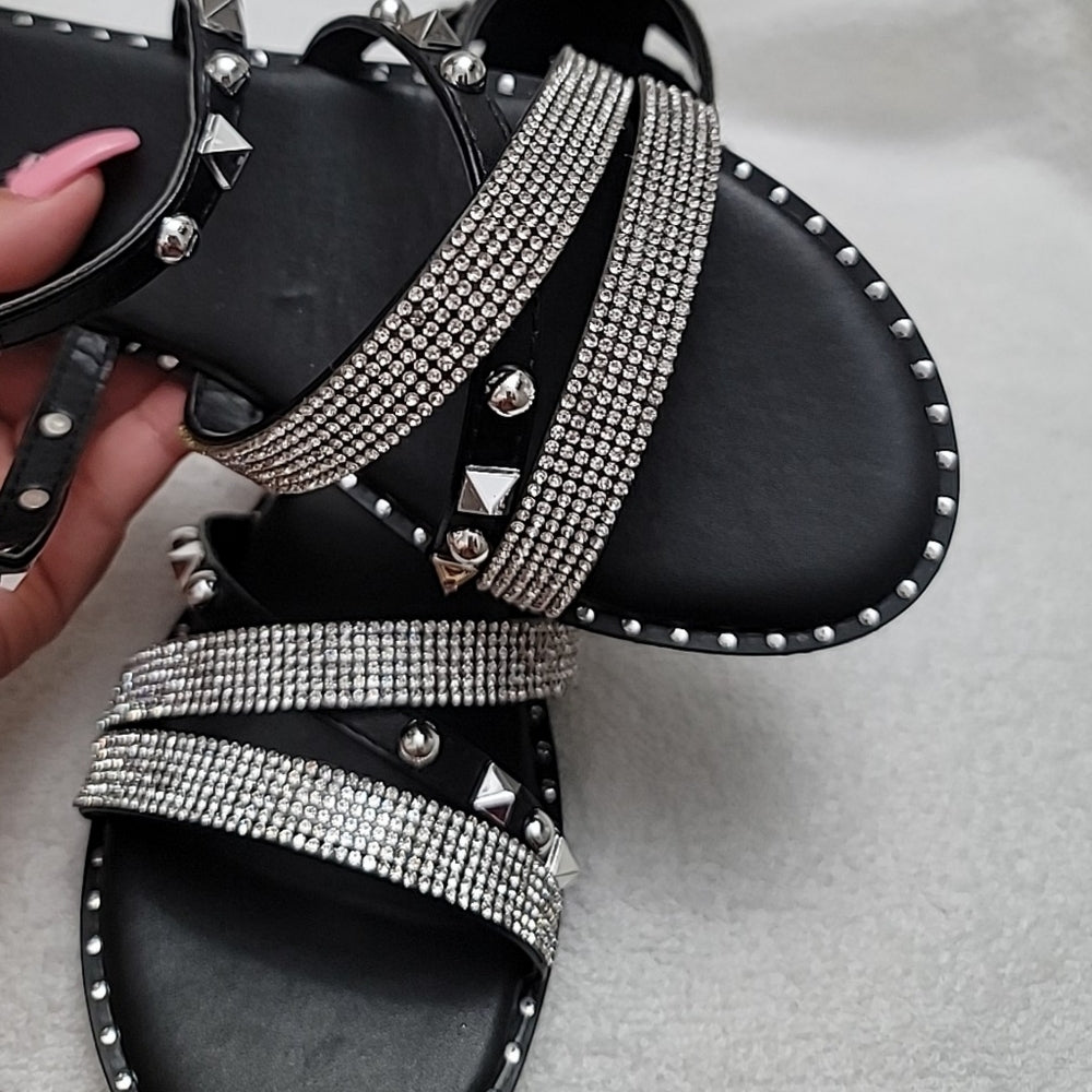 Just In  Gladiator studded sandals