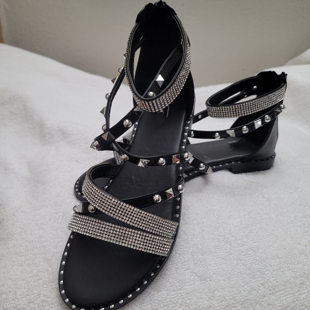 Just In  Gladiator studded sandals