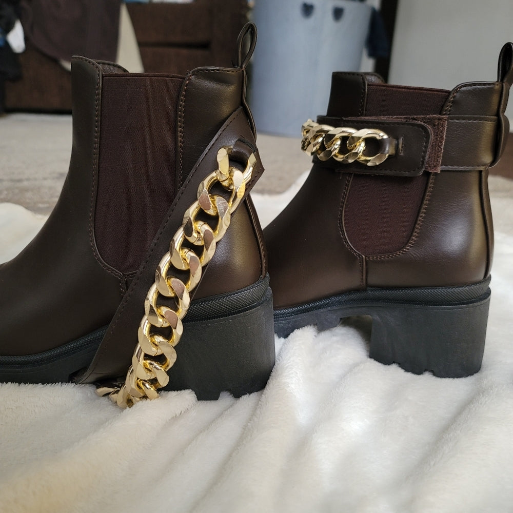 🥰BEST SELLER 🥰 Gabrielle Brown Chain boots